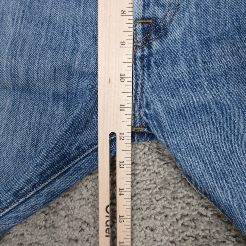 Levis Jeans Mens 36x29 Blue 501 Button‎ Fly Original Straight Faded Denim Pants